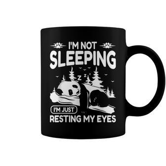 Mens Im Not Sleeping Im Just Resting My Eyes Dad Apparel Coffee Mug - Seseable