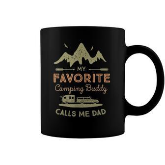 Mens My Favorite Camping Buddy Call Me Dad Coffee Mug | Mazezy
