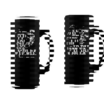 Mens Papa Bear Fishing Reel Cool Papa Bear Coffee Mug | Mazezy
