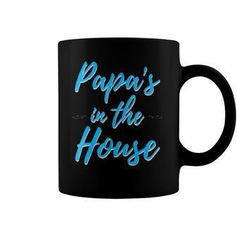 Mens Papas In The House Coffee Mug | Mazezy