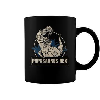 Mens Papasaurus Rex For Men Papa Saurus Coffee Mug | Mazezy