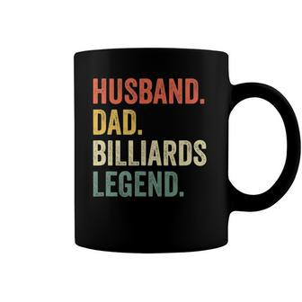 Mens Pool Player Funny Husband Dad Billiards Legend Vintage Coffee Mug | Mazezy