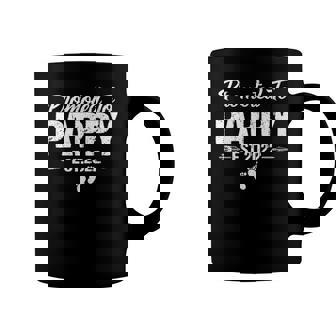 Mens Promoted To Pappy Est2022 Fathers Day First Pappy Grandpa Coffee Mug | Mazezy