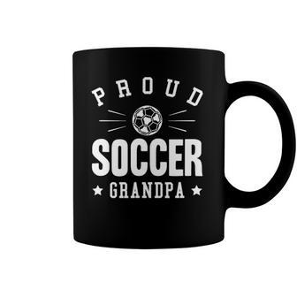 Mens Proud Soccer Grandpa Gift Coffee Mug | Mazezy