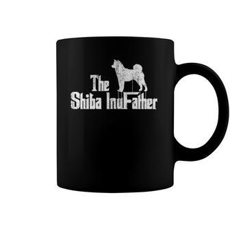 Mens Shiba Inu Dog Fathers Day Funny Doxie Dog Puppy Daddy Coffee Mug | Mazezy
