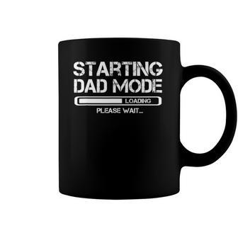 Mens Starting Dad Mode Expecting Dad Funny Daddy Fathers Day Coffee Mug | Mazezy