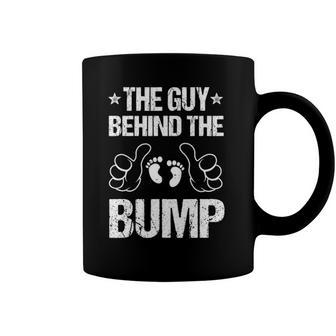 Mens The Guy Behind The Bump Pregnancy Announcement For Dad Coffee Mug | Mazezy