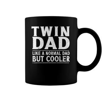 Mens Twin Dad Like A Normal Dad Funny Dad Of Twins Fathers Day Coffee Mug | Mazezy CA