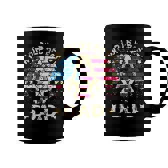 Mens Worlds Best Guitar Dad T 4Th Of July American Flag Coffee Mug | Seseable CA