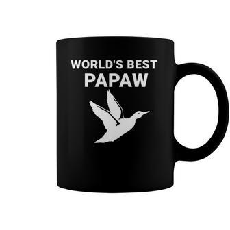 Mens Worlds Best Papaw Duck Hunters Grandpa Gifts Coffee Mug | Mazezy UK