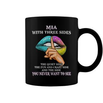 Mia Name Gift Mia With Three Sides Coffee Mug - Seseable