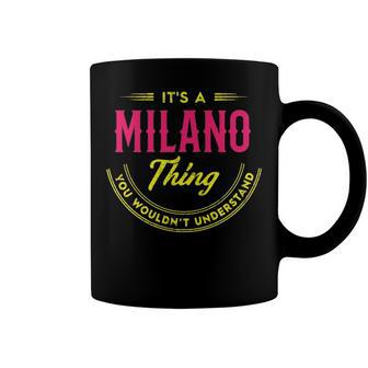 Milano Shirt Personalized Name Gifts T Shirt Name Print T Shirts Shirts With Name Milano Coffee Mug - Seseable