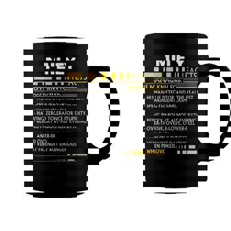 Miley Name Gift Miley Facts V2 Coffee Mug - Seseable