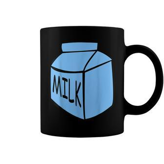 Milk Carton Milky Match Pair With Cookie Costume V2 Coffee Mug - Seseable