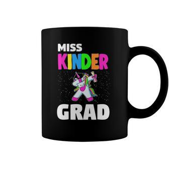 Miss Kinder Grad Kindergarten Graduation Unicorn Coffee Mug | Mazezy