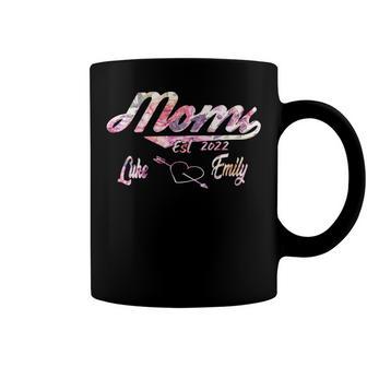 Mom Est 2022 Luke Emily Rainbow Coffee Mug | Favorety AU