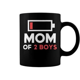 Mom Of 2 Boys Shirt From Son Mothers Day Birthday Women Active 154 Trending Shirt Coffee Mug | Favorety UK