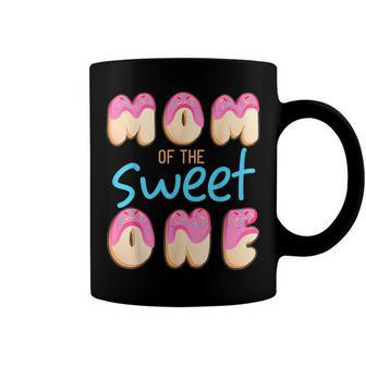Mom Of Sweet One First Birthday Party Matching Family Donut Coffee Mug - Seseable