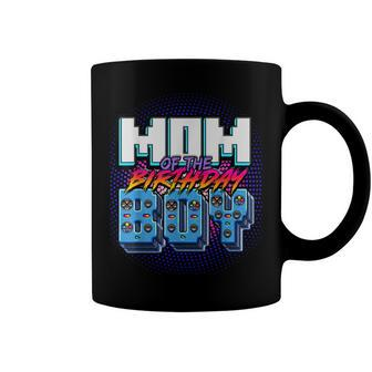 Mom Of The Birthday Boy Matching Family Video Game Party Coffee Mug - Seseable
