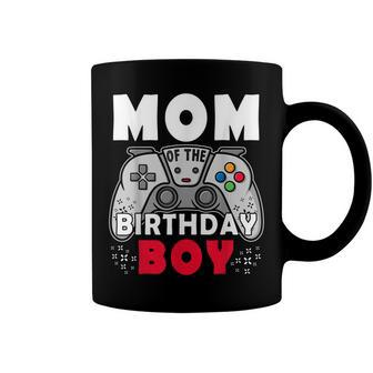 Mom Of The Birthday Boy Time To Level Up Video Game Birthday Coffee Mug - Seseable