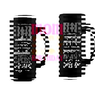 Mom Of The Birthday Girl Dog Paw Bday Party Celebration Coffee Mug - Seseable