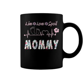 Mommy Gift Mommy Live Love Spoil Coffee Mug - Seseable