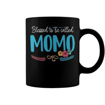 Momo Grandma Gift Blessed To Be Called Momo Coffee Mug - Seseable