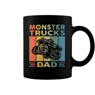 Monster Truck Dad Retro Vintage Monster Truck Coffee Mug | Mazezy