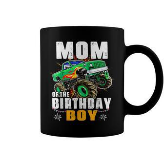 Monster Truck Family Matching Party Mom Of The Birthday Boy Coffee Mug - Seseable