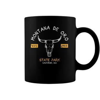 Montana De Oro State Park California Vintage Skull Ca Coffee Mug | Mazezy