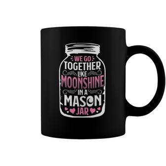 Moonshine In A Mason Jar Redneck Gift Love Support Local Coffee Mug | Mazezy