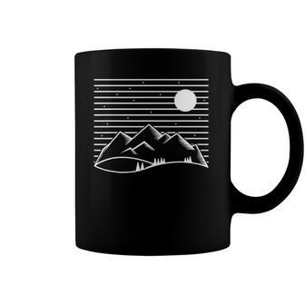 Mountains Nature Outdoor Adventure Nature Lover Gift Coffee Mug | Mazezy