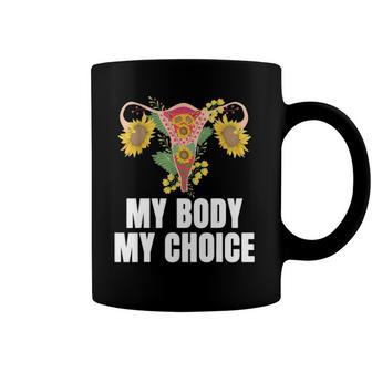 My Body My Choice Us Flag Feminist Womens Rights Coffee Mug | Mazezy