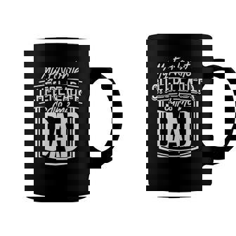 My Favorite Cheerleader Calls Me Dad Christmas Gift Coffee Mug | Mazezy