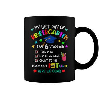 My Last Day Of Kindergarten 1St Grade Here I Come So Long V2 Coffee Mug - Seseable