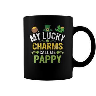 My Lucky Charms Call Me Pappy St Patricks Day Matching Gifts Coffee Mug | Mazezy