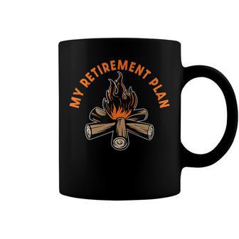 My Retirement Plan Hiking Grandfather Camping Grandkids Coffee Mug - Seseable