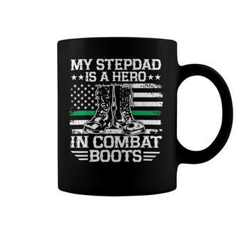 My Stepdad Is A Hero In Combat Boots 684 Shirt Coffee Mug | Favorety UK