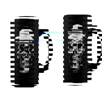 Nationality Country Origin Skull Flag Nicaragua Coffee Mug | Mazezy