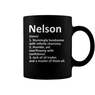 Nelson Definition Personalized Name Funny Birthday Gift Idea Coffee Mug | Mazezy