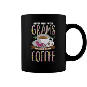 Never Mess With Grams Before She Has Her Coffee Coffee Mug | Mazezy