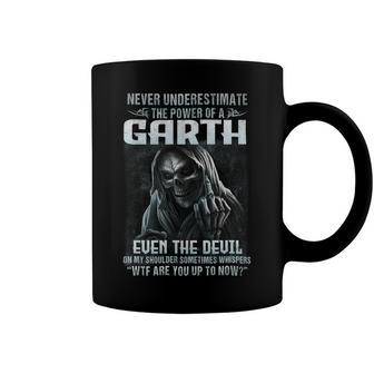 Never Underestimate The Power Of An Garth Even The Devil Coffee Mug - Seseable