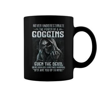 Never Underestimate The Power Of An Goggins Even The Devil Coffee Mug - Seseable