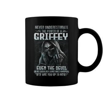 Never Underestimate The Power Of An Griffey Even The Devil Coffee Mug - Seseable
