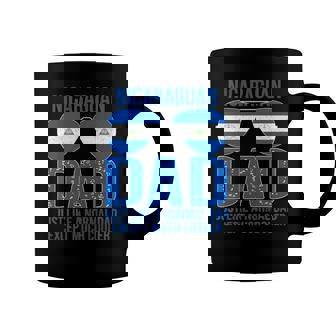 Nicaraguan Dad Nicaragua Flag Sunglasses Fathers Day Coffee Mug | Mazezy