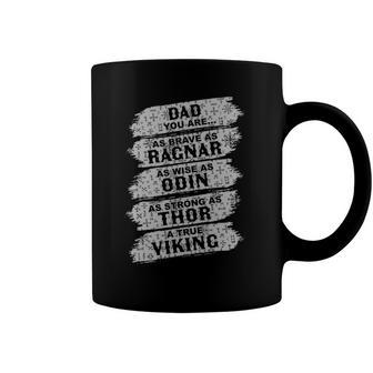 Nordic Mythology Celtic Viking Runes - American Viking Dad Coffee Mug | Mazezy