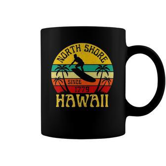 North Shore Beach Hawaii Surfing Surfer Ocean Vintage Coffee Mug | Mazezy CA
