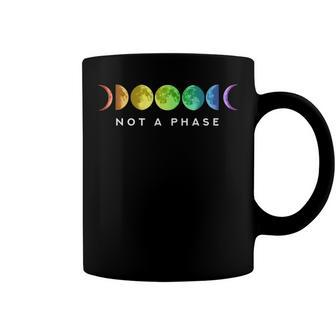 Not A Phase Moon Lgbt Gay Pride  Coffee Mug