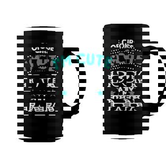 Of Course Im Cute Look At My Papa Men Grandpa Gift Coffee Mug | Mazezy