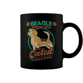 Official Dog Of The Coolest People In The World Funny 58 Beagle Dog Coffee Mug - Seseable